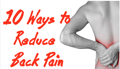 10 Relief Tips to Ease Your Back Pain